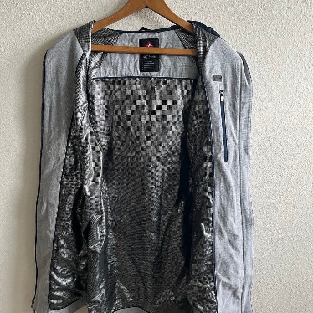 Columbia Women's Dusk 2 Dawn Omni Heat Light Grey Jacket Size S Style WL2111 - Picture 12 of 15